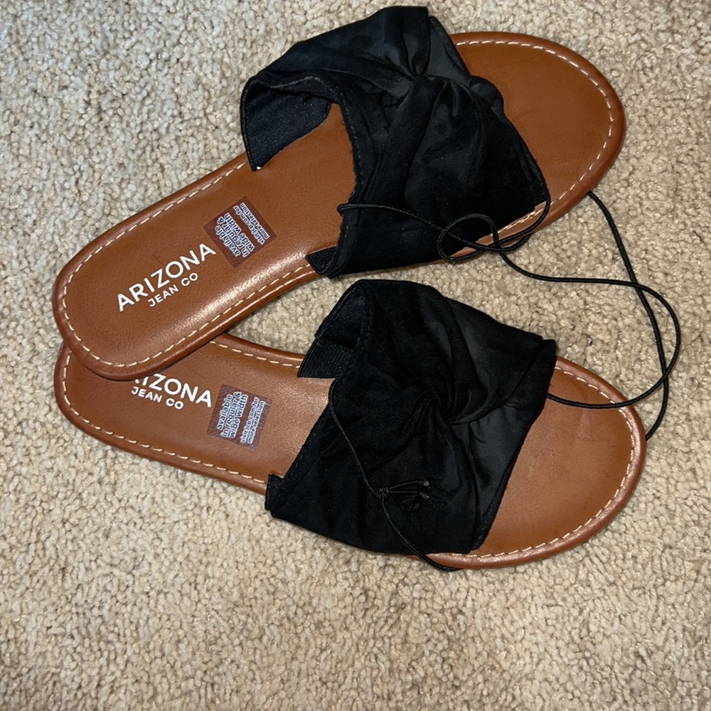 Arizona brand new black sandals